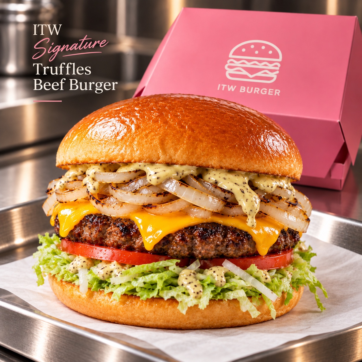 ITW Signature Truffles Beef Burger poster